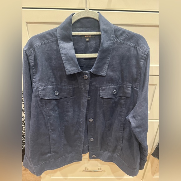 Quince 100% European Linen Jacket XL Like New - Picture 3 of 8